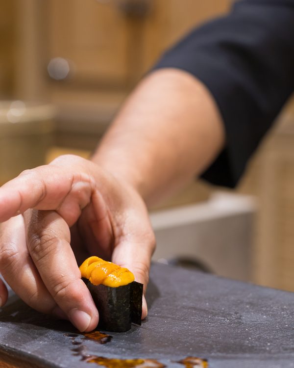 Sushi catering consultation for a private event in Orange County